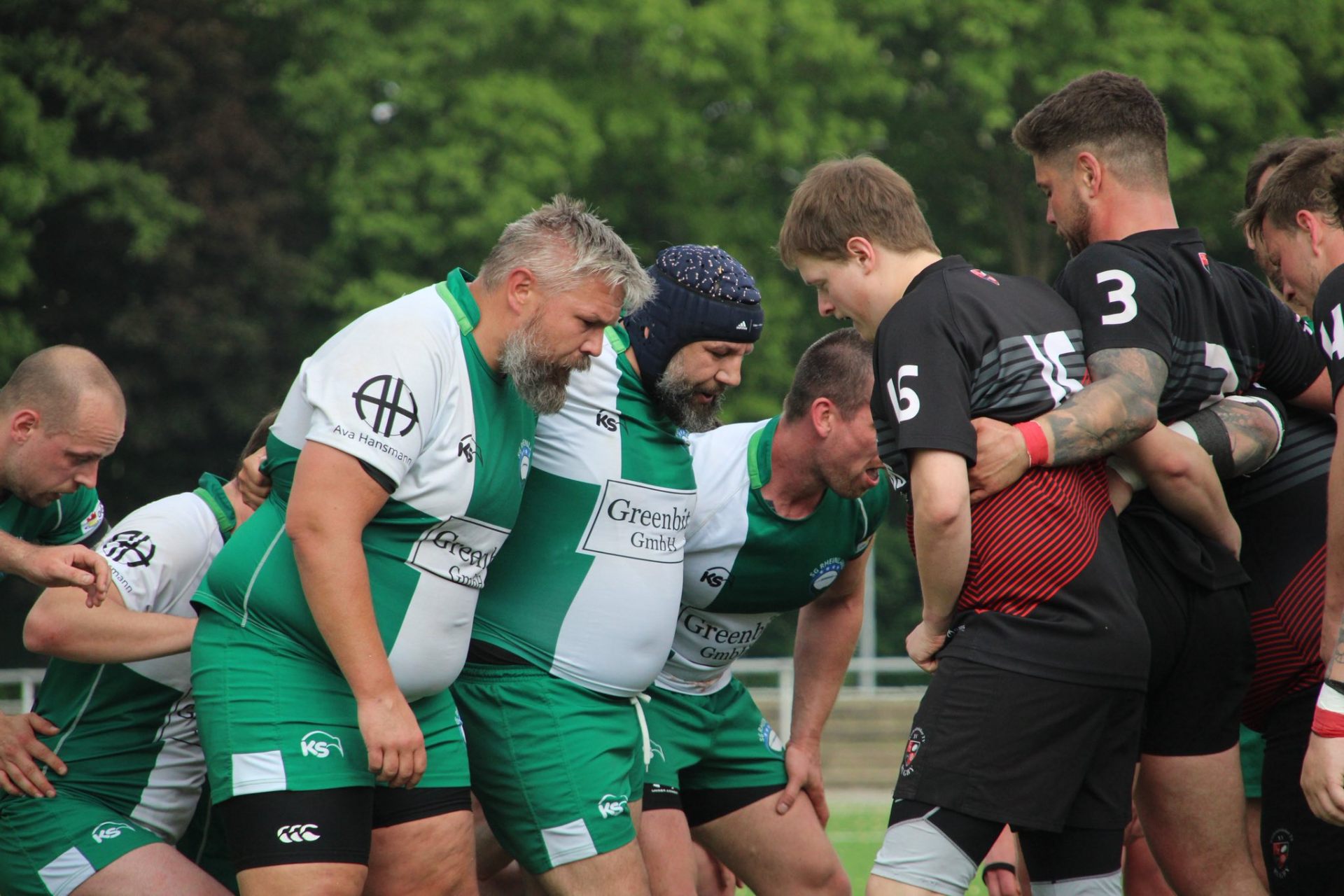 Scrum — Gedränge zwischen den Mannschaften